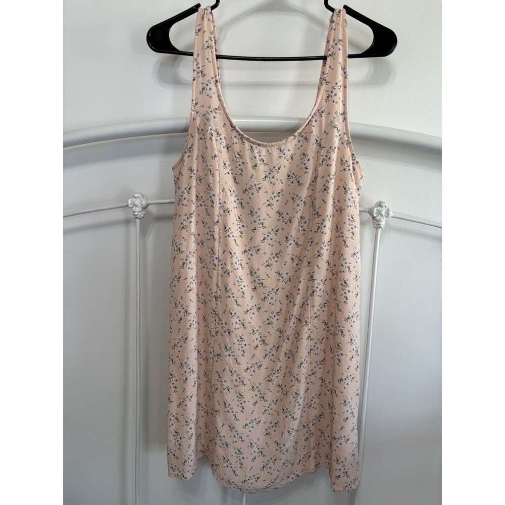 American Eagle Mini Dress M Ditsy Floral Pastel Peasant Cottage Dainty
